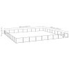 Dog Kennel Black 871.9 ft¬≤ Steel