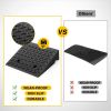 2 car curb ramps -7000lbs load-bearing portable heavy-duty rubber shed and threshold ramp, suitable for sidewalk lawn mowers, cars, wheelchairs