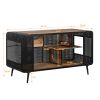 55.12 "Spacious Cat House with Tempered Glass, for Living Room, Hallway, Study and Other Spaces