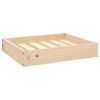 Dog Bed 20.3"x17.3"x3.5" Solid Wood Pine