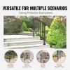 VEVOR Handrails for Outdoor Steps, Fit 2 or 3 Steps Outdoor Stair Railing, Picket#2 Wrought Iron Handrail, Flexible Porch Railing