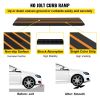 VEVOR Rubber Curb Ramp for Driveway 1 Pack, 15T Heavy Duty Sidewalk Curb Ramp