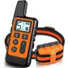 Dog Training Collar; Waterproof Shock Collars for Dog with Remote Range 1640 ft; 3 Training Modes; Beep; Vibration and Shock; Rechargeable Electric Do